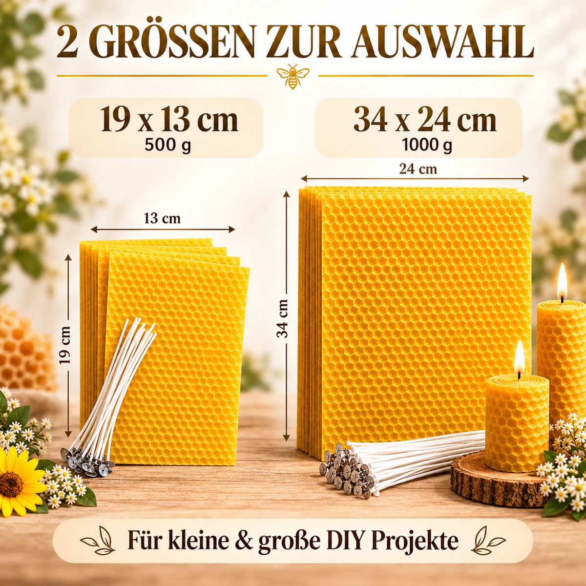 Bienenwachsplatten | DIY Set