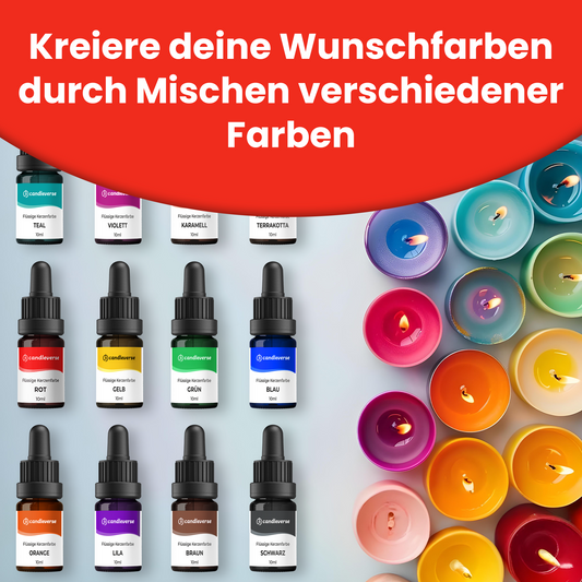 Flüssige Kerzenfarbe | Set