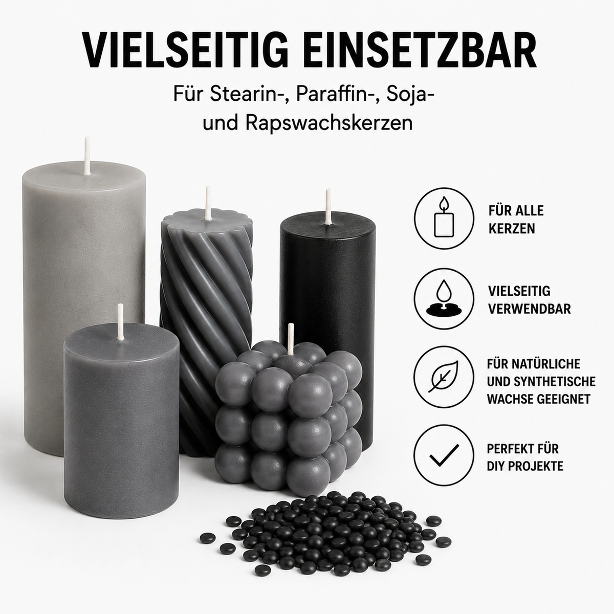Wax color highly concentrated | Black
