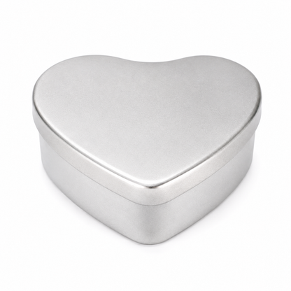 Kerzendose Herz | Silber