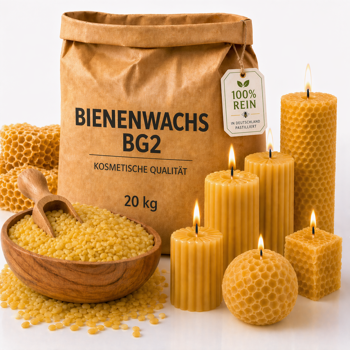 Beeswax Pastilles | Yellow