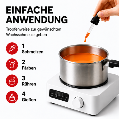 Flüssige Kerzenfarbe | Orange