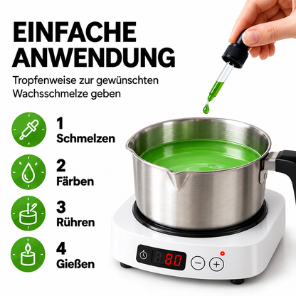 Flüssige Kerzenfarbe | Grün