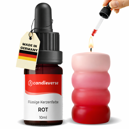 Flüssige Kerzenfarbe | Rot