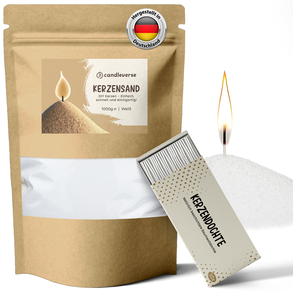 Kerzensand - Weiß