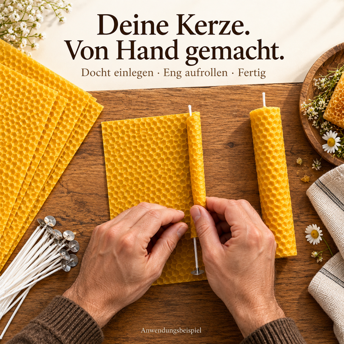 Bienenwachsplatten | DIY Set